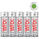 5X WRX Flat Light Green Spray Paint 400ml Spray Paint
